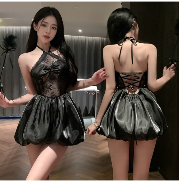 FEE ET MOI - Sexy Dark Night Dress (Black)